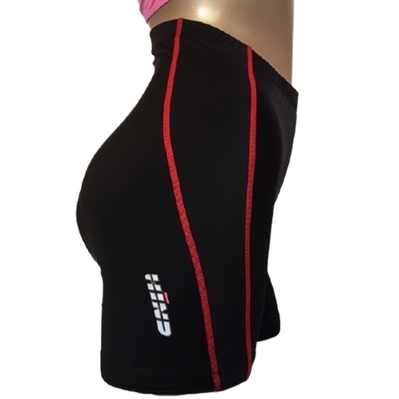 Hind Biking Cycling Shorts Chamois Padded with Spandex Excellent Condition - Picture 9 of 11